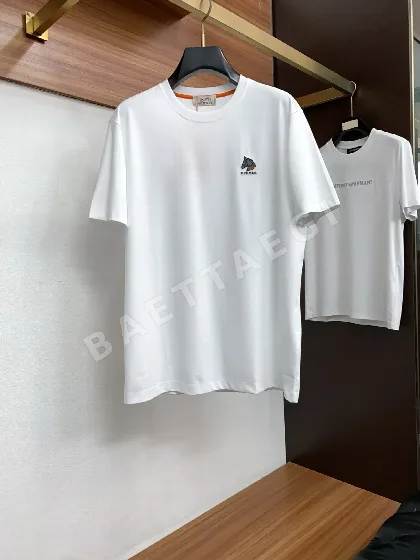 에르메스 마셀라즈드 코튼 남성 반팔 티셔츠 49465