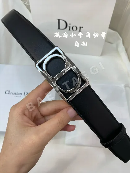 디올 남성용 오토매틱 가죽 벨트 59872