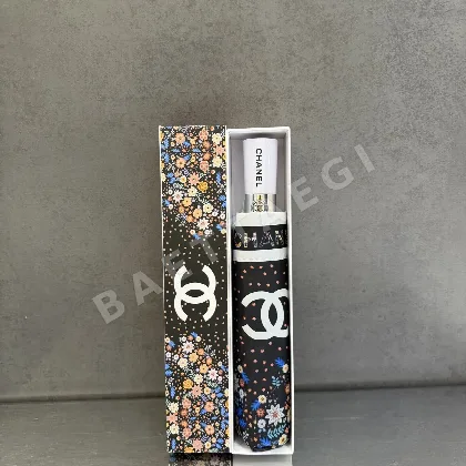 샤넬 삼단 자동 접이식 우산 85446