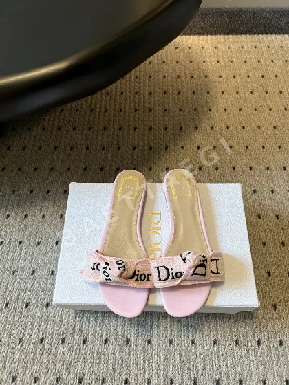 디올 뉴레터 웨빙 플랫 샌들 99395