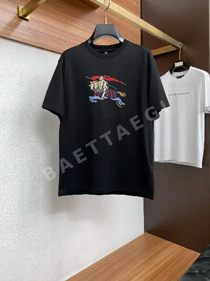 버버리 이프레스트 코튼 라운드넥 반팔 티셔츠