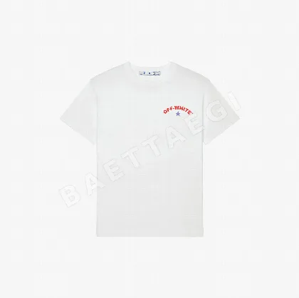 오프화이트 남성 반팔 티셔츠 87756