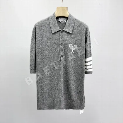 톰브라운 남성 스트라이프 반팔 폴로셔츠 114233