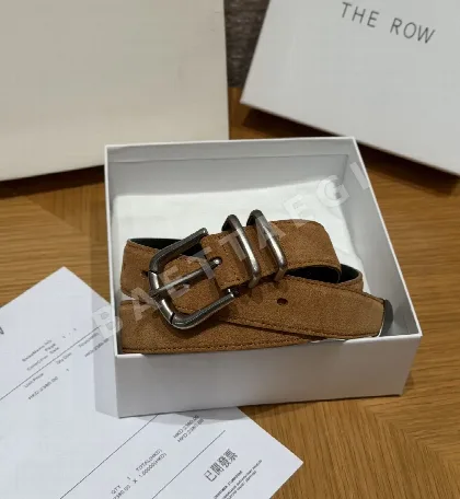 더로우 클래식 가죽 더블 링 벨트 3 cm 177864