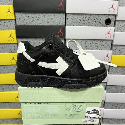 오프화이트 [YC/3A] 아웃 오브 오피스 OOO 로우 탑스 블랙 화이트 202436 Off White Out Of Office OOO Low