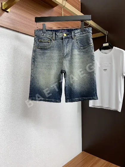 루이비통 데님 남성 반바지 68908