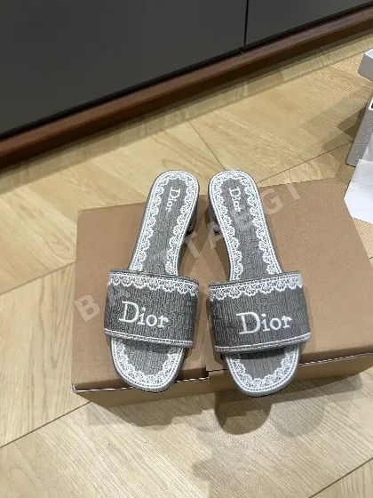 디올 자수 자카드 샌들 95291