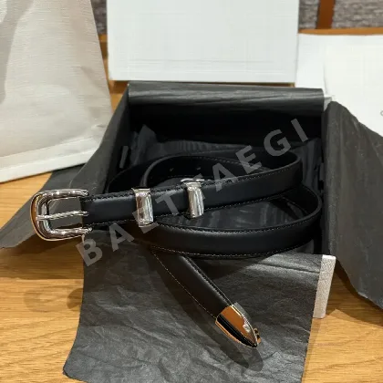 셀린느 JD260 개선문 웨스턴 스몰 가죽 벨트 179532
