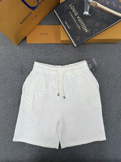 루이비통 메시 체커보드 남성 반바지 132835
