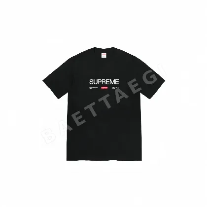 슈프림 스트레이트 컷 크루넥 남성 반팔 티셔츠 87389