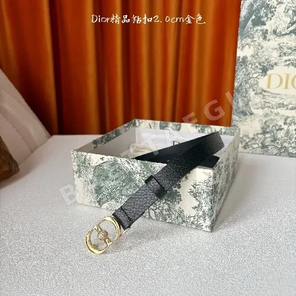 디올 가죽 벨트 큐빅 장식 59716