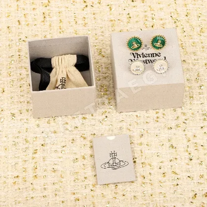 비비안웨스트우드 해피 플래닛 큐빅 귀걸이 65162