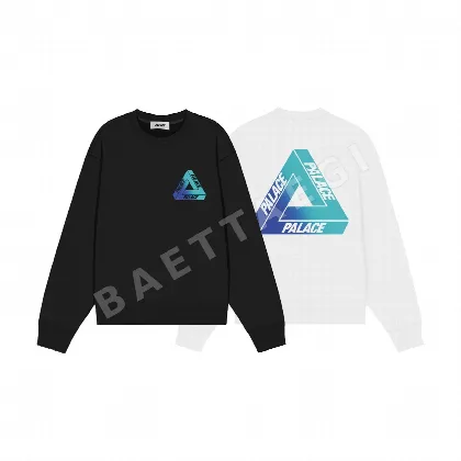 팔라스 그라데이션 레터 프린트 긴팔 스웨트셔츠 89783