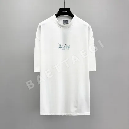 발렌시아가 플레인 니트 크루넥 반팔 티셔츠 113687
