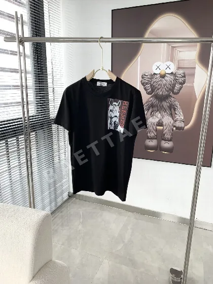 에르메스 클래식 로고 반팔 티셔츠 88297