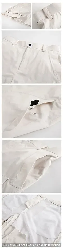 스*아일랜드 하프 밴딩 빅포켓 카고 반바지 이미지 2