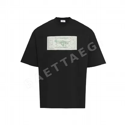 오프화이트 머니메이킹 크로커다일 지폐 프린트 남성 반팔티 87006