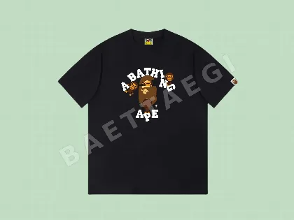 베이프 프린트 반팔 티셔츠 B192