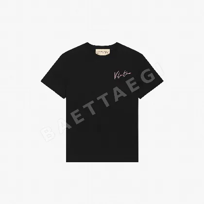 발렌티노 그래피티 로고 여성 반팔 티셔츠 87891