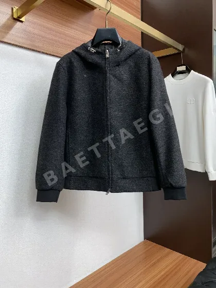 브루넬로쿠치넬리 울 후드 슬림핏 자켓 207198