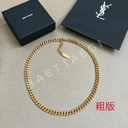생로랑 YSL 황동 목걸이 65540
