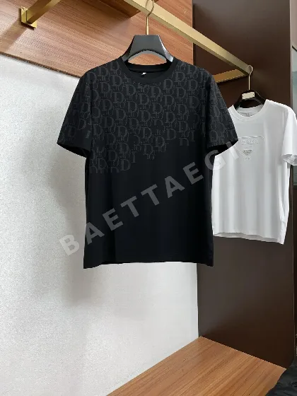 디올 남성 크루넥 반팔 티셔츠 103003