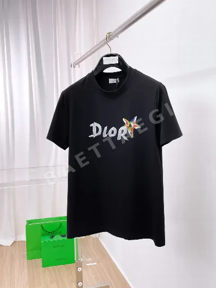 디올 남성 크루넥 반팔 티셔츠 135544