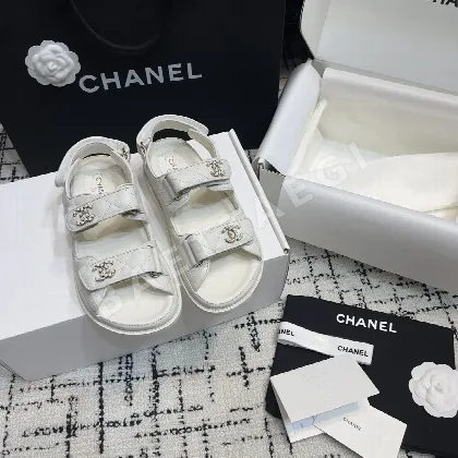 샤넬 더블 C 벨크로 비치 슈즈 94761