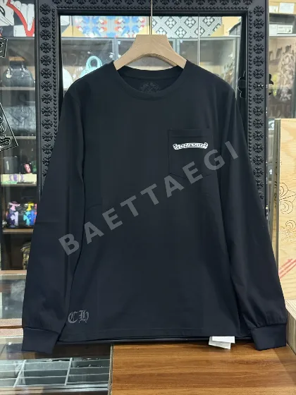 산스크리트어 블랙 남성 긴팔 티셔츠 162283