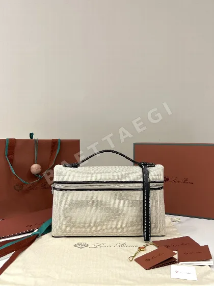 로로피아나 린넨 클러치 가방 191298