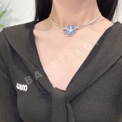 샤넬 25s 라이트골드 더블 C 별 장식 목걸이 153501