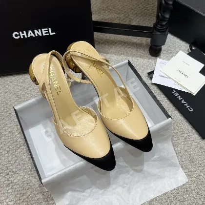 샤넬 진주 힐 하이힐 79972