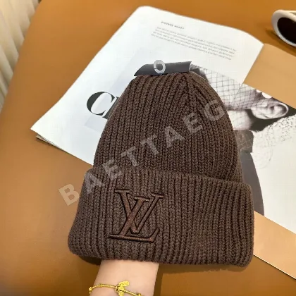 루이비통 LV 로고 자수 니트 비니 79271
