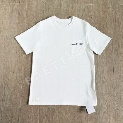 크롬하츠 산스크리트 십자가 프린트 반팔 티셔츠 83305