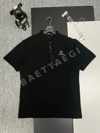 지방시 자수 프린트 폴로 반팔 티셔츠 87990
