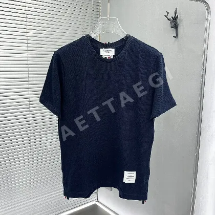 톰브라운 피케 크루넥 반팔 셔츠 50368