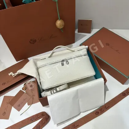 로로피아나 밀크화이트 L19 핸드백 191284