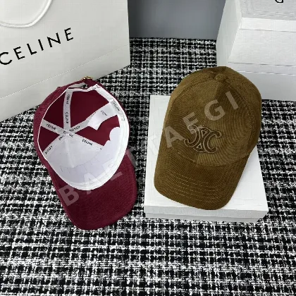 셀린느 코듀로이 캡 119055