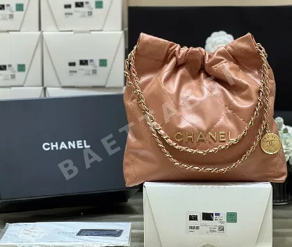 샤넬 22백 카라멜 송아지가죽 가방 AS3260