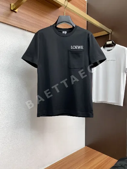 로에베 남성 코튼 반팔 티셔츠 48281