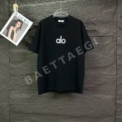 알로 발포 로고 여성 반팔 티셔츠 50828