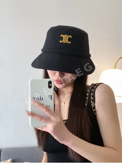 셀린느 트윌 버킷 햇 모자 84332