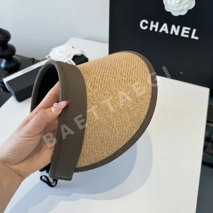 샤넬 선햇 모자 접이식 바이저 185499