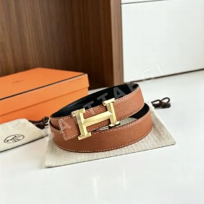 에르메스 H 버클 토고 가죽 벨트 131573
