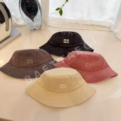 미우미우 가을겨울 피셔맨 린넨 모자 81301