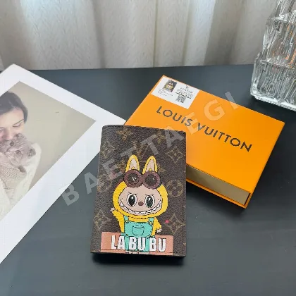 루이비통 다미에 그라피트 LV 러브부 패스포트 홀더 지갑 155287