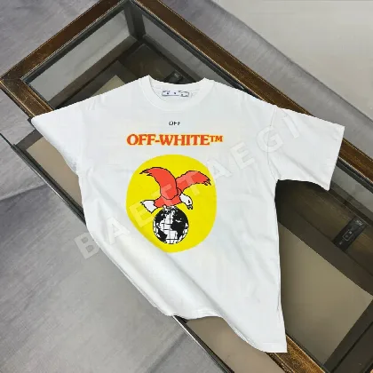 오프화이트 반팔 티셔츠 87255