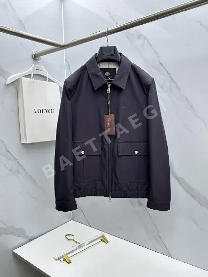 로로피아나 패셔너블 라펠 남성 자켓 153555