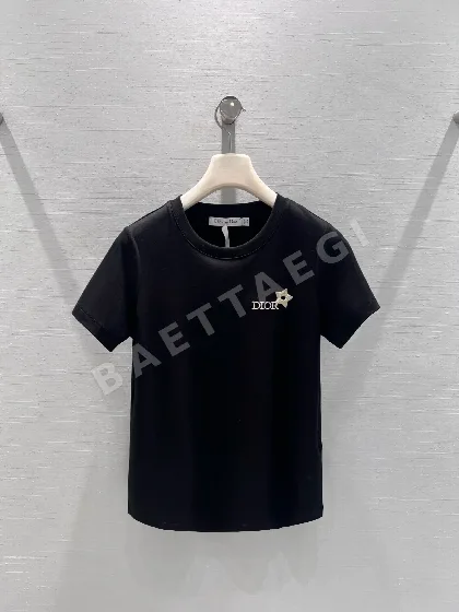 디올 CD스타 자수 반팔 티셔츠 54263