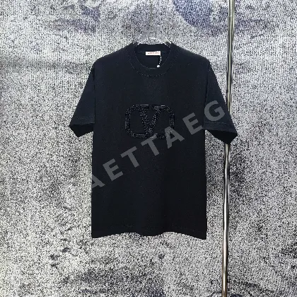 발렌티노 헤비 듀티 중공 자수 반팔 티셔츠 87838